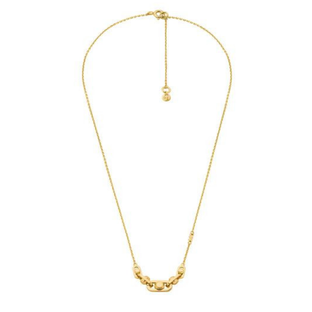 COLAR MICHAEL KORS EM PRATA 925% PLAQUEADA A OURO DE 14K MKC170800710