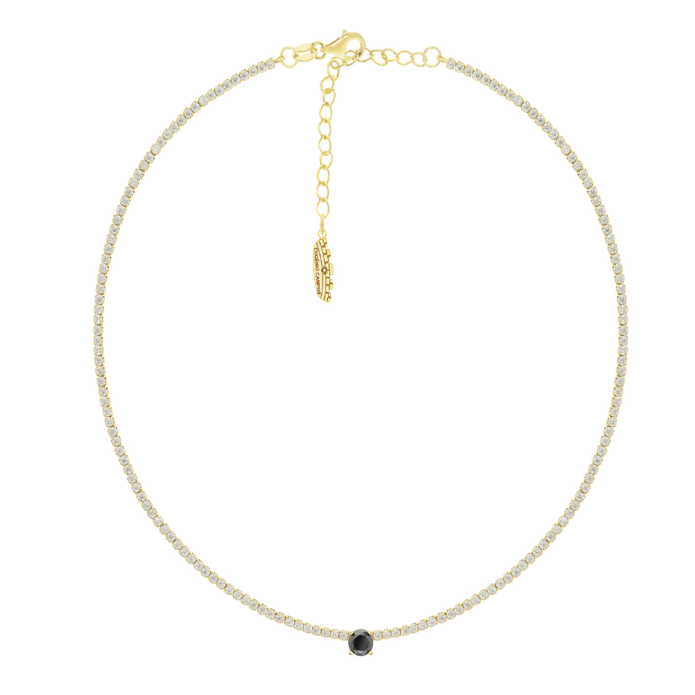 FIO EUGÉNIO CAMPOS EM PRATA 925% COM ZIRCÓNIAS