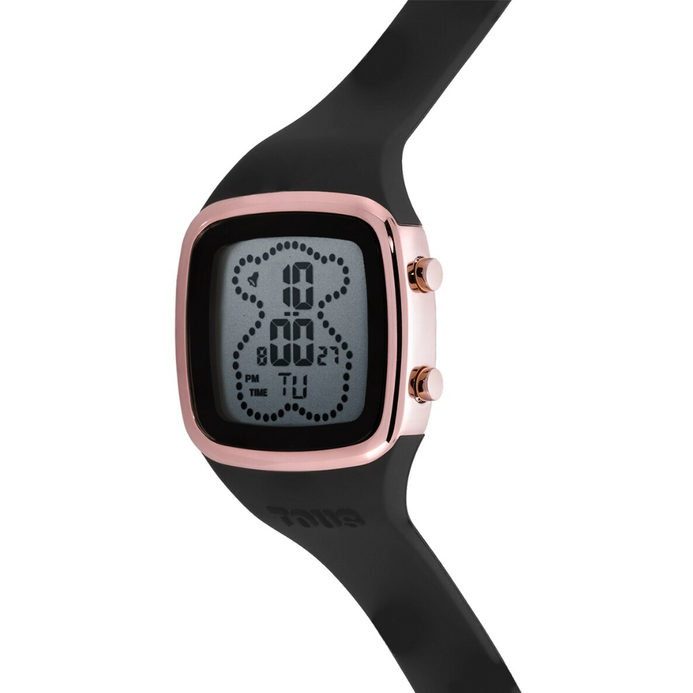 RELÓGIO TOUS B-TIME SILICONE PRETO