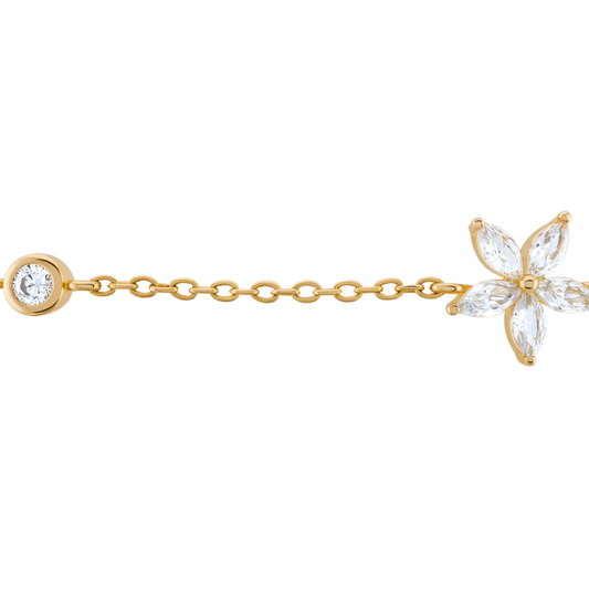 PULSEIRA UNIKE EM PRATA 925% MIX % MATCH NAVETE FLOWER