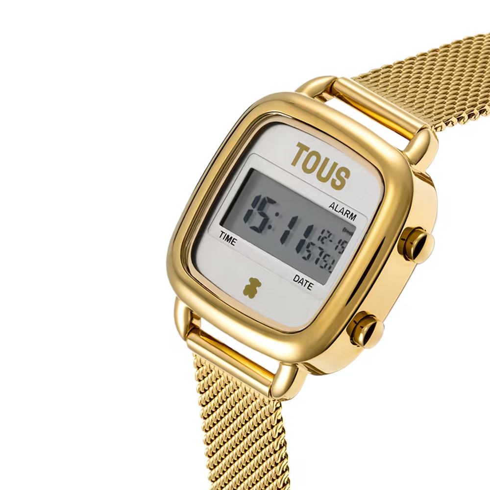 RELÓGIO TOUS D-LOGO MINI DIGITAL DOURADO