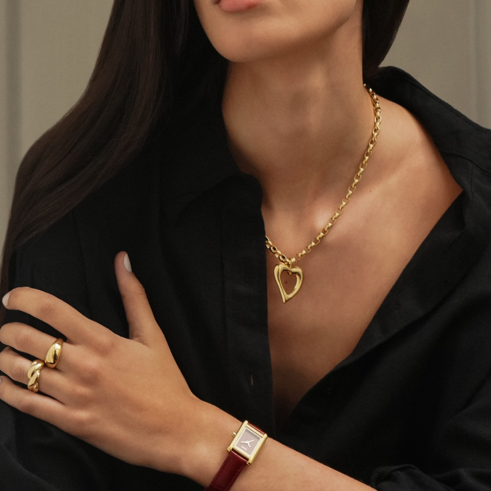 RELOGIO ONE SENHORA VINAGE BORDEAUX