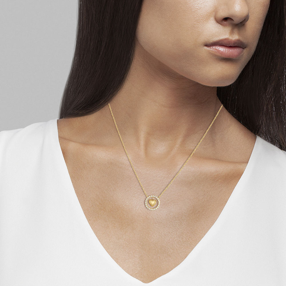 COLAR UNIKE CHRISTMAS 2023 EM PRATA 925% COM ZIRCÓNIAS "UK.CL.1204.0274"