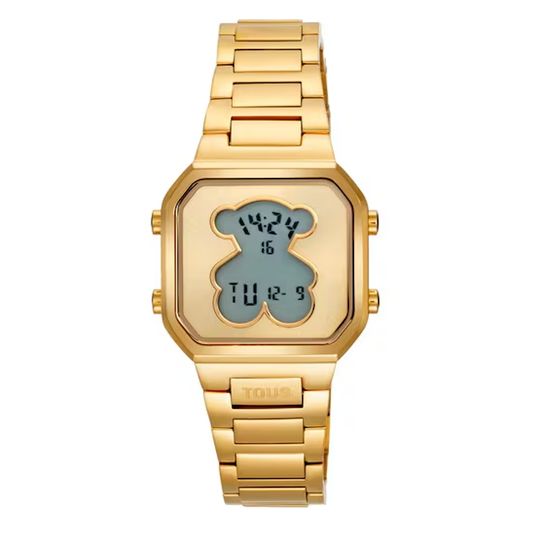 RELÓGIO TOUS D-BEAR MINI DIGITAL DOURADO