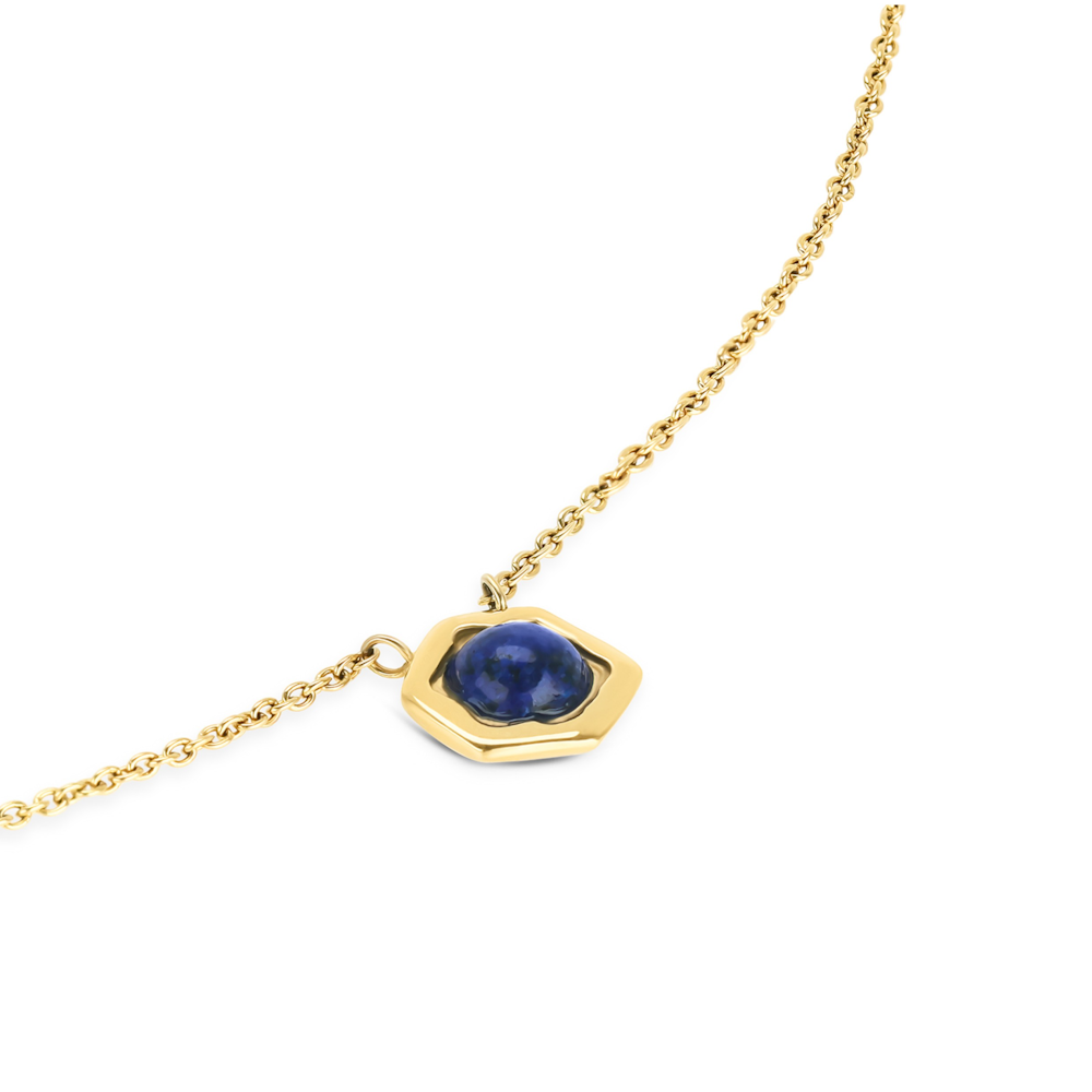 COLAR ONE SENHORA ELEMENT BLUE GOLD