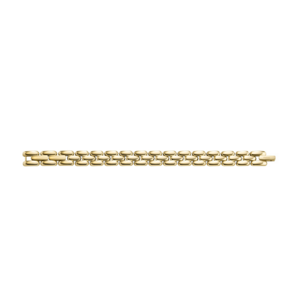 PULSEIRA FOSSIL EM AÇO DOURADO "JF04784710"