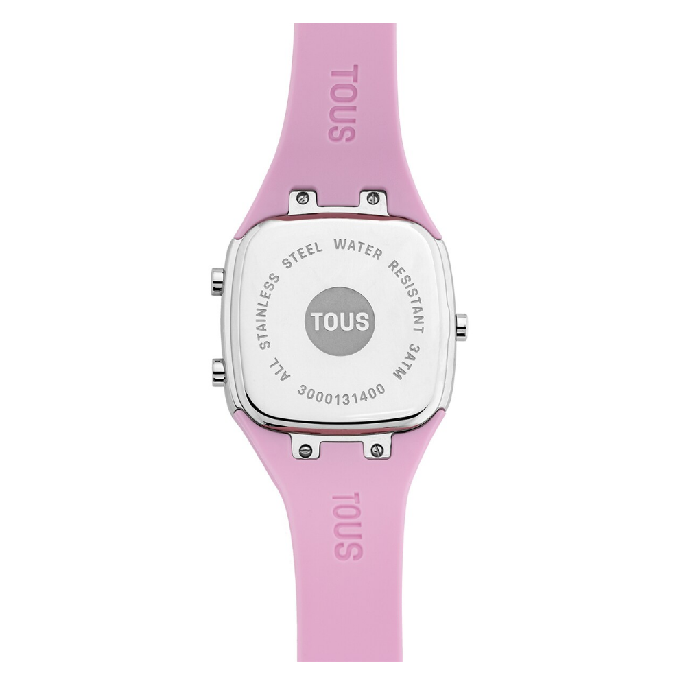 RELÓGIO TOUS B-TIME SILICONE ROSA