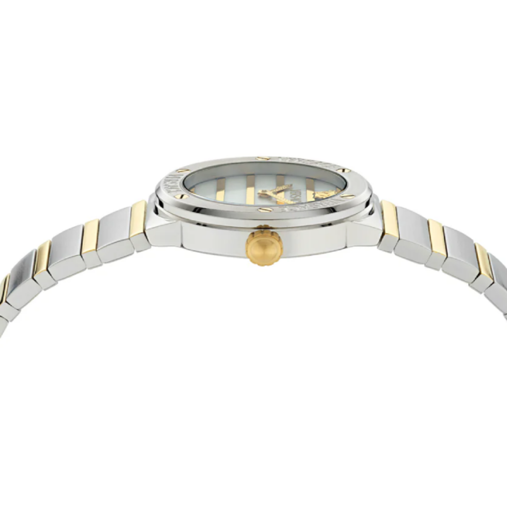RELÓGIO VERSACE MULHER GRECA LOGO PEARL