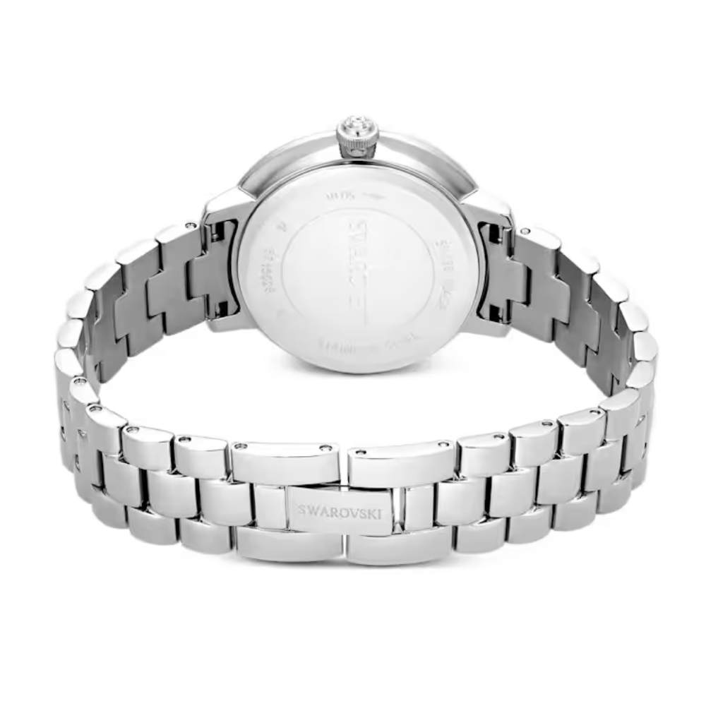Relógio Swarovski Matrix 3-link Fabrico suíço, Pulseira de metal, Prata, Aço inoxidável