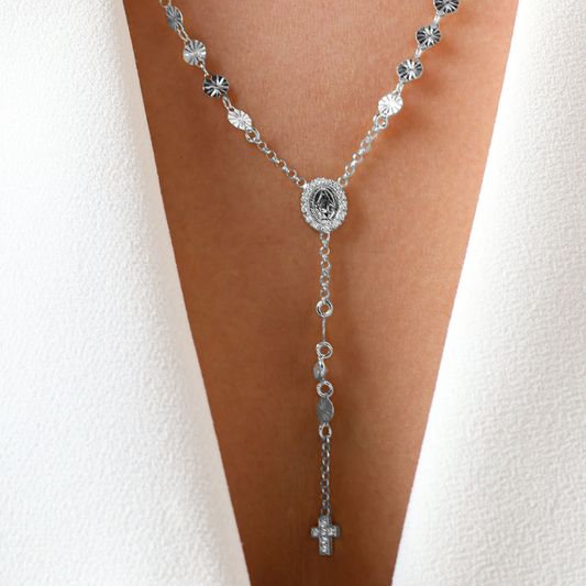 COLAR EUGÉNIO CAMPOS EM PRATA 925% PRATEADO C/ ZIRCÓNIAS