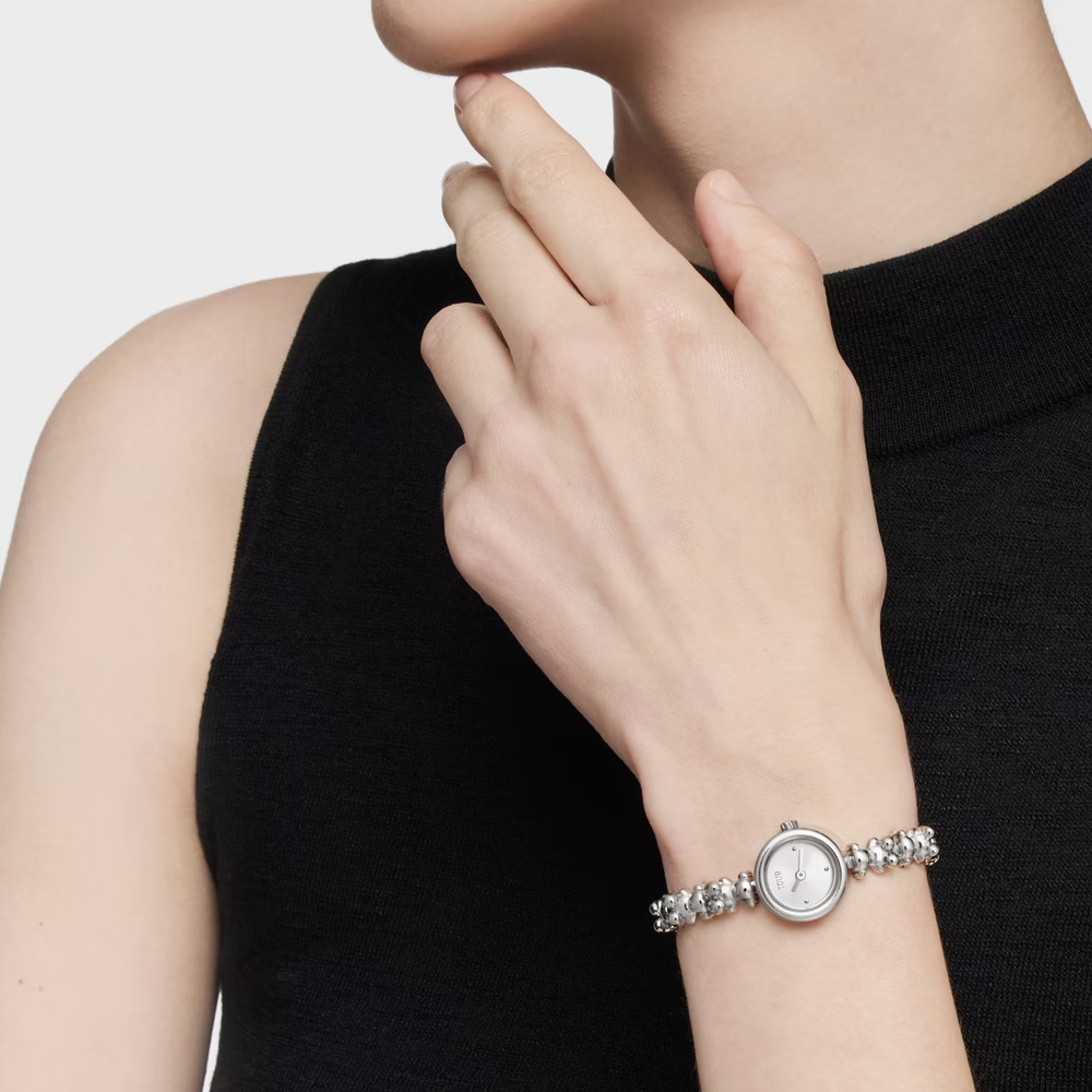 RELÓGIO TOUS ANALÓGICO COM BRACELETE EM AÇO BOLD BEAR ROUND