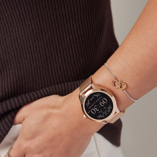 SMARTWATCH ONE MINI ROSE GOLD MESH