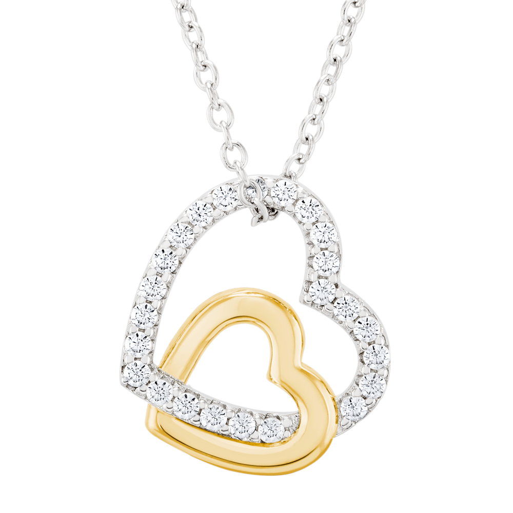 COLAR UNIKE CLASSY & CHIC EM PRATA 925% COM ZIRCÓNIAS