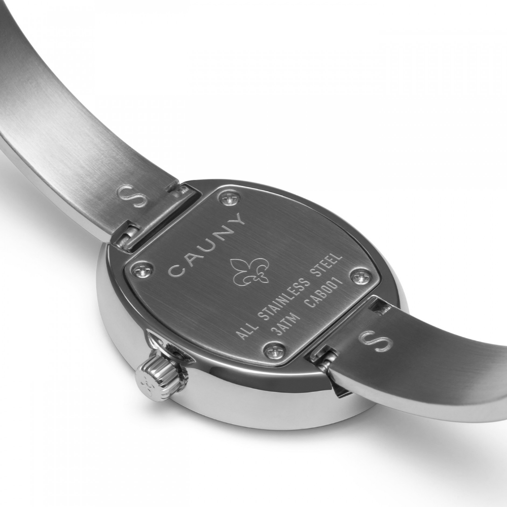 RELÓGIO CAUNY AMBER 24 X 32 MM PRATEADO