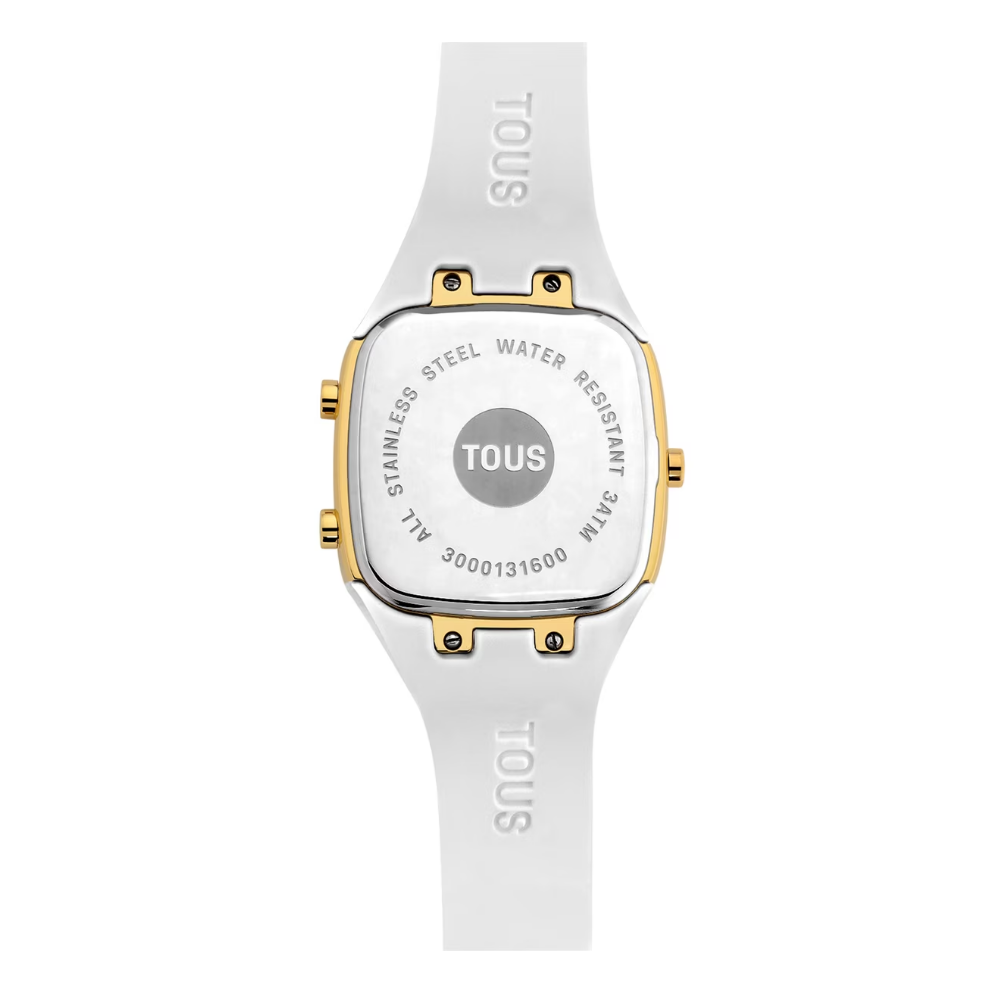 RELÓGIO TOUS B-TIME SILICONE BRANCO