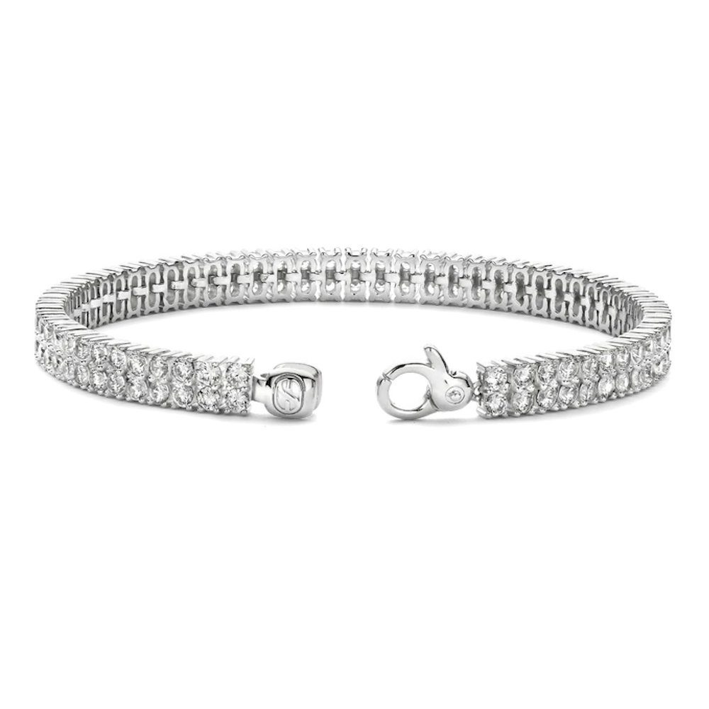 PULSEIRA TI SENTO EM PRATA 925% COM ZIRCÓNIAS