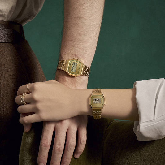 RELÓGIO CASIO DOURADO "A158WEGV-9AEF"