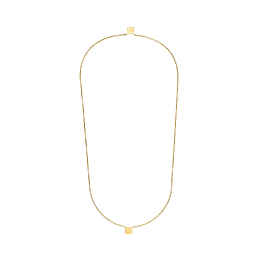 COLAR ESCAPULARIO ONE MEN SHIELD GOLD