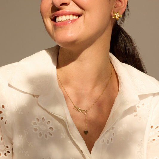 COLAR EM PRATA DOURADA EUGENIO CAMPOS DIA DA MÃE