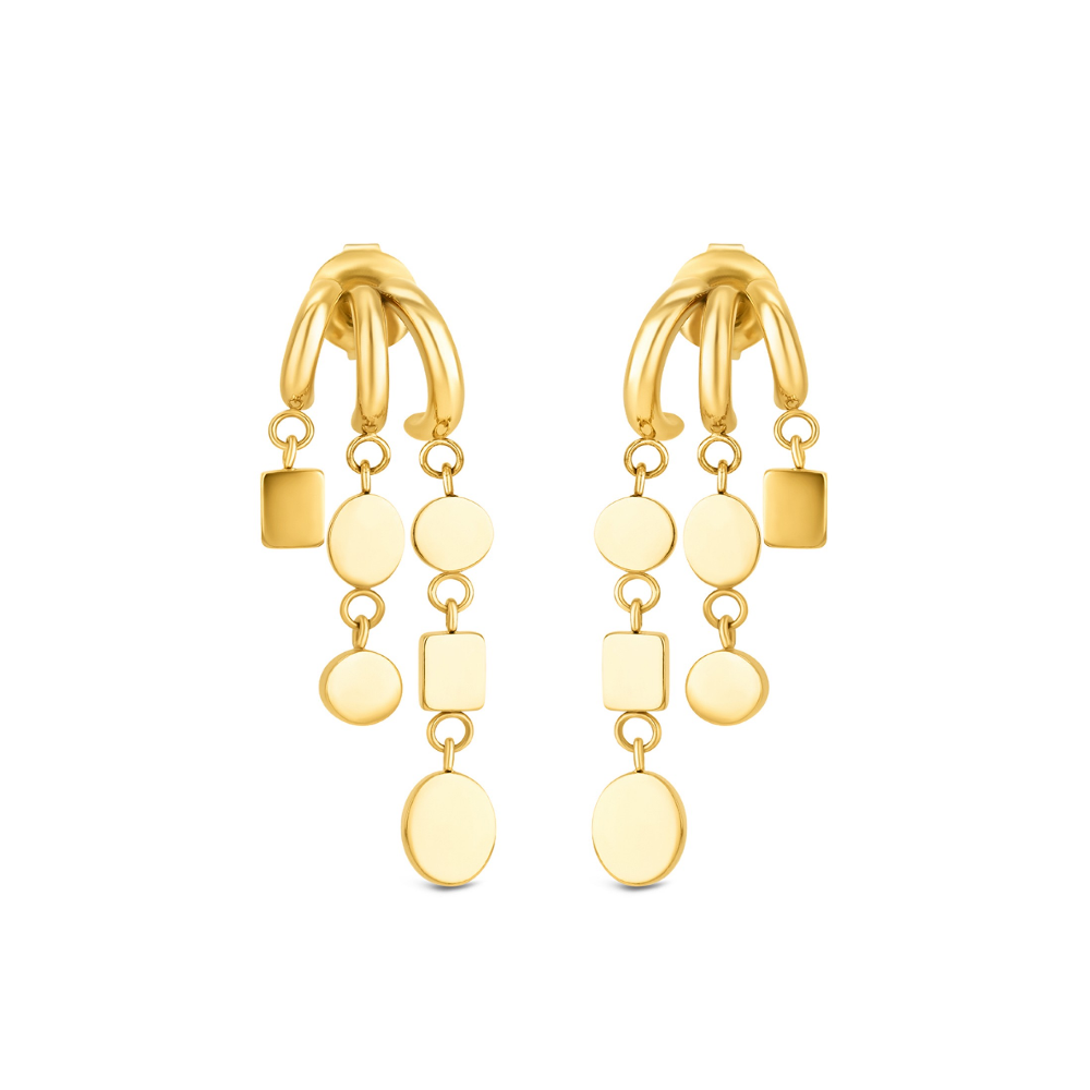 BRINCOS ONE SENHORA DROP GOLD