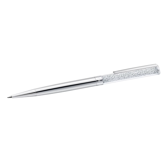Caneta Swarovski Crystalline ballpoint pen, Silver tone, Chrome plated
