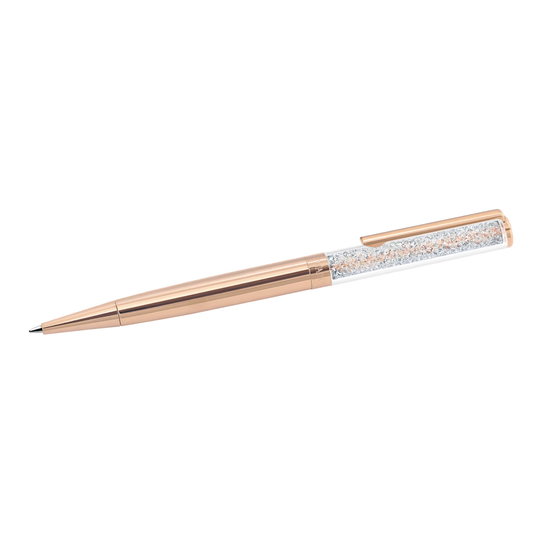 Caneta Swarovski Crystalline ballpoint pen, Rose gold tone, Rose gold-tone plated