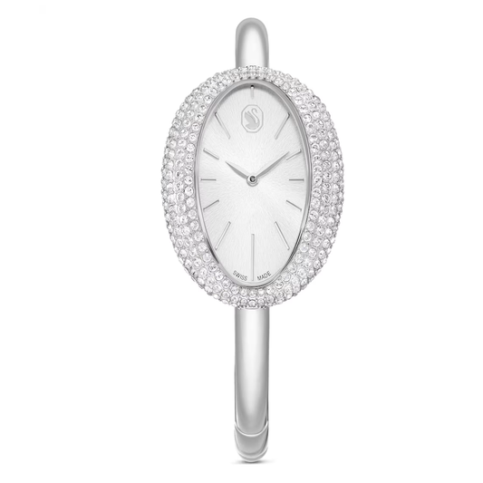 Relógio Swarovski Imber bangle Fabrico suíço, Pulseira de metal, Prata, Aço inoxidável