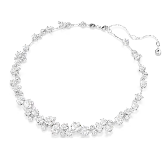 Conjunto Swarovski Colar+Pulseira+Brincos Constella set, Mixed cuts, White, Rhodium plated