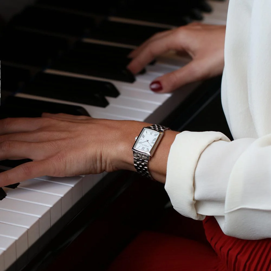 RELÓGIO RAYMOND WEIL TOCCATA AÇO MST BRANCO C/PULSEIRA