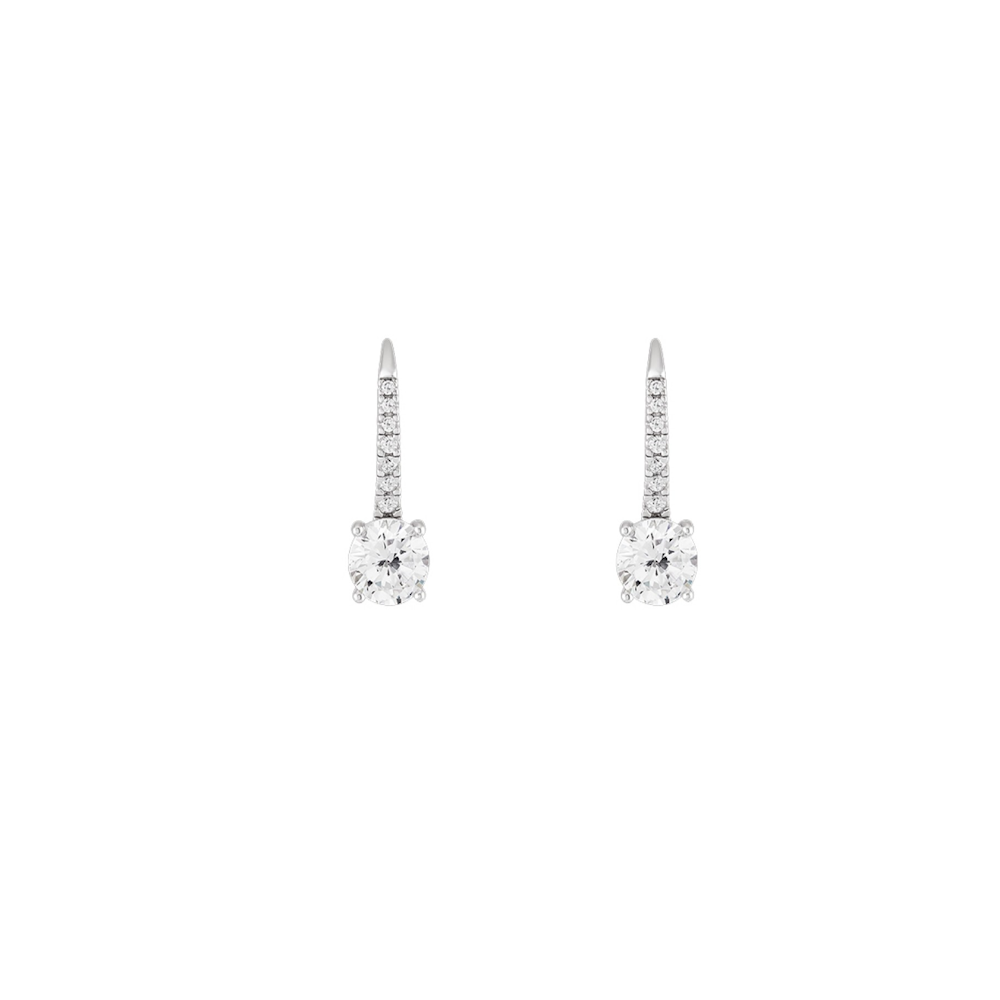 CONJUNTO UNIKE EM PRATA 925% COM ZIRCÓNIAS