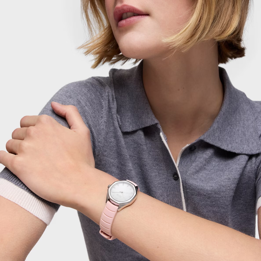 RELÓGIO TOUS EM SILICONE ROSA