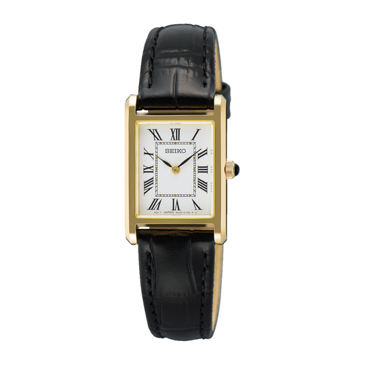 RELOGIO SEIKO SENHORA CLASSICORET. DIVRO SAFIRA CX DOURADA