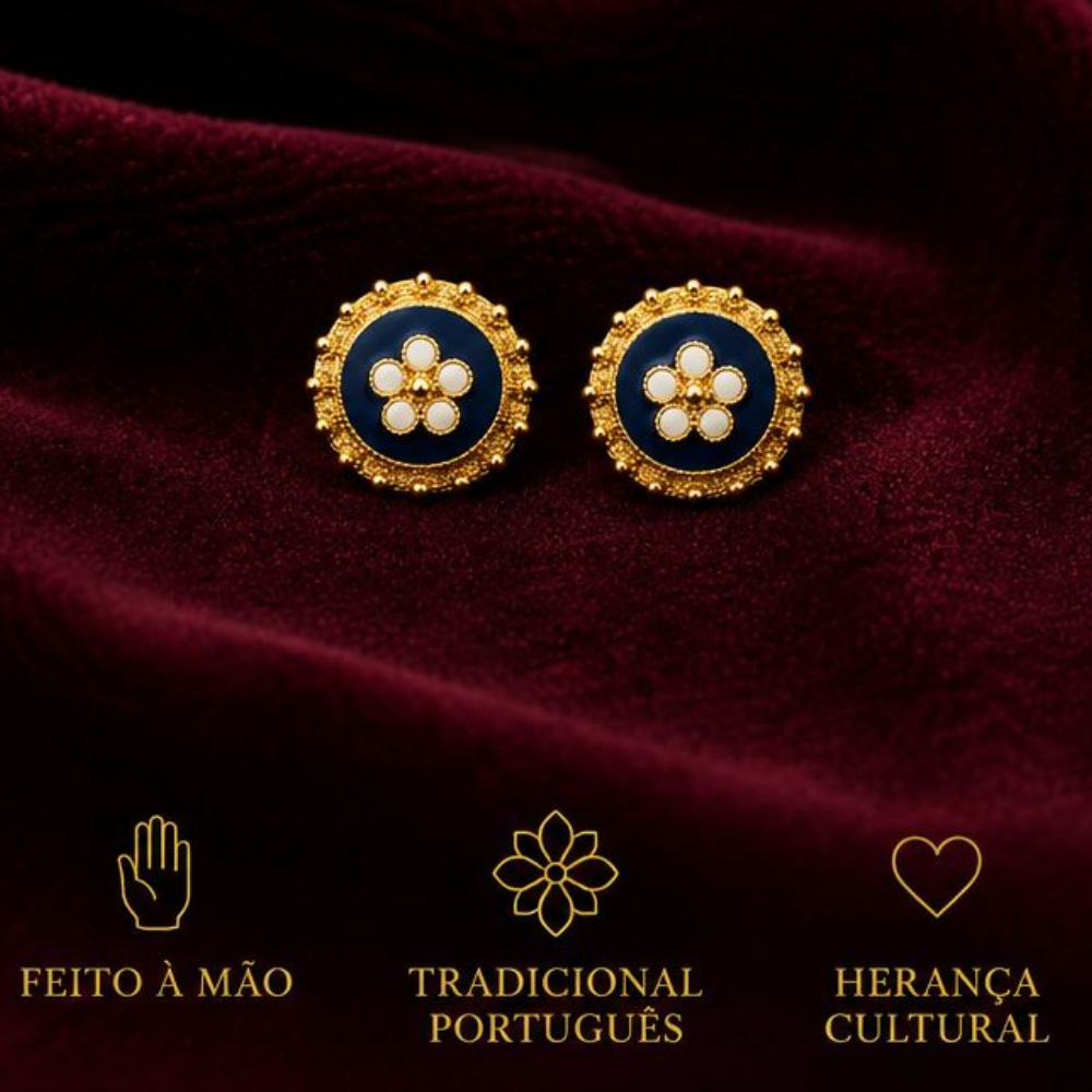 BRINCOS EM PRATA 925 PORTUGUESA MANUAL - INÊS BARBOSA