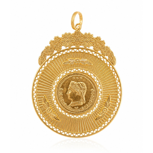 MEDALHA EM PRATA 925 PORTUGUESA MANUAL - INÊS BARBOSA