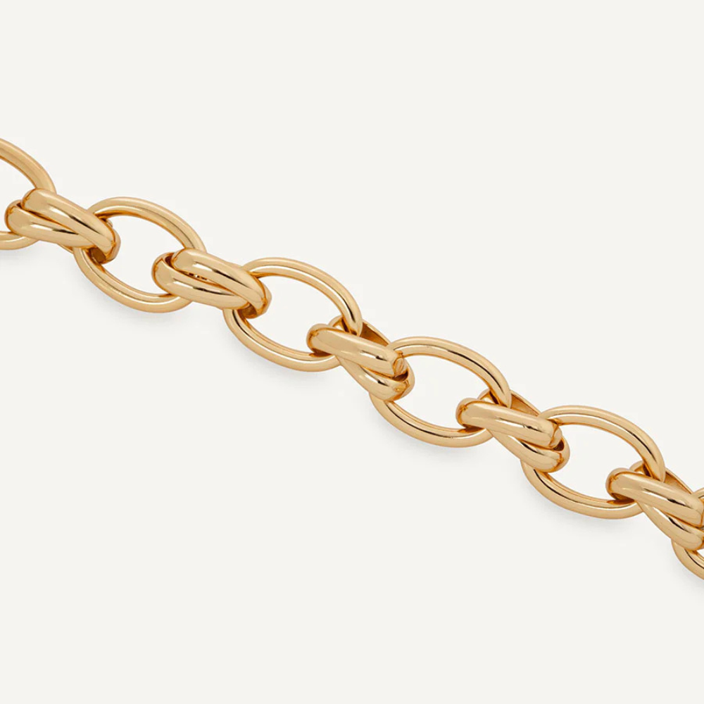 PULSEIRA VIDAL & VIDAL EM BRONZE COM BANHO DE OURO 18K