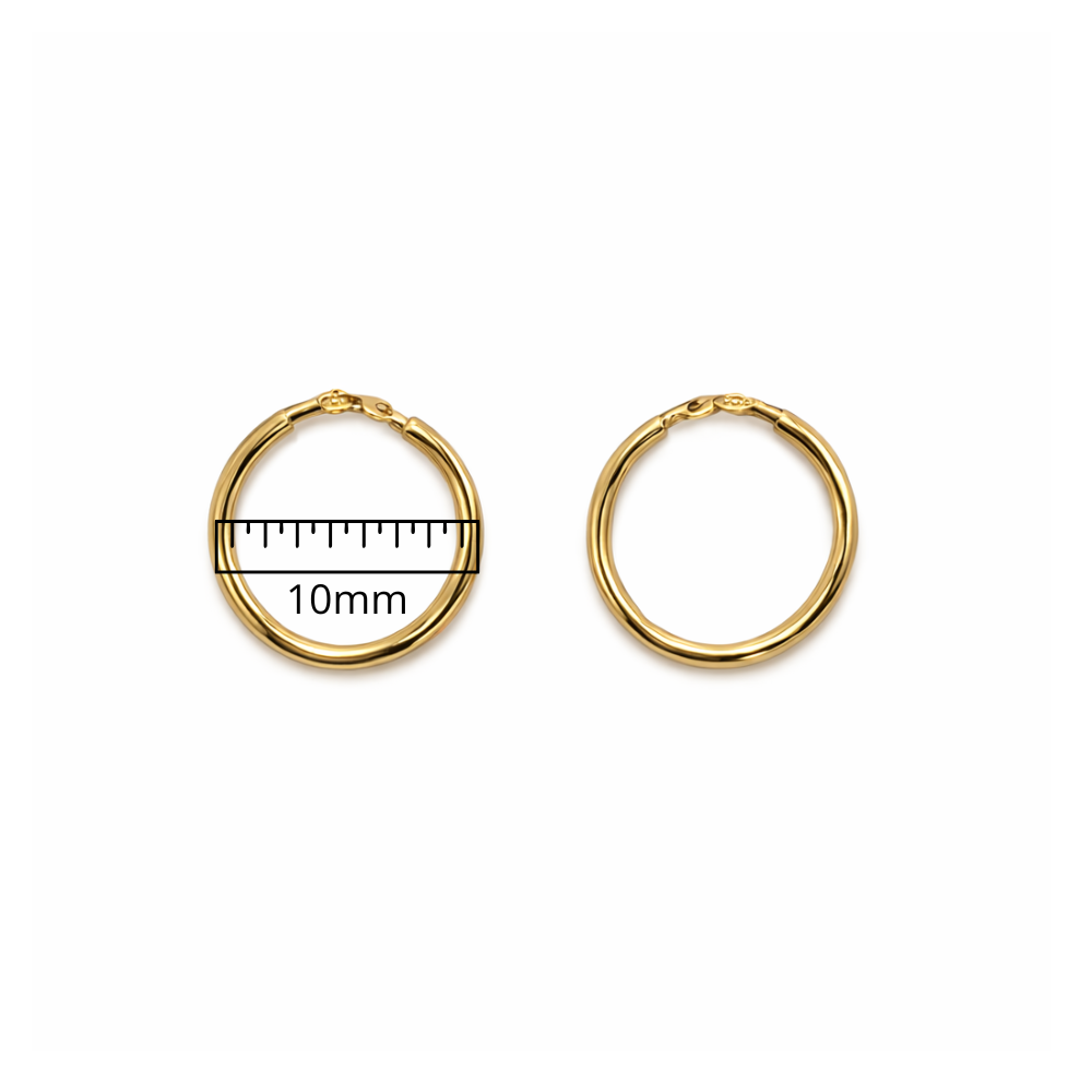 ARGOLAS EM OURO 19,2K