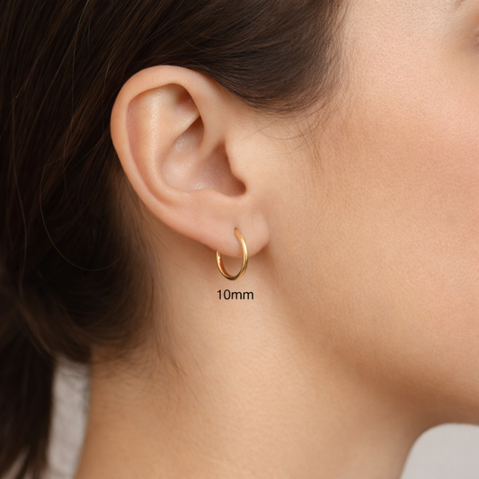 ARGOLAS EM OURO 19,2K