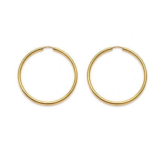 ARGOLA EM OURO 19,2K CANEVAO 2,8mm