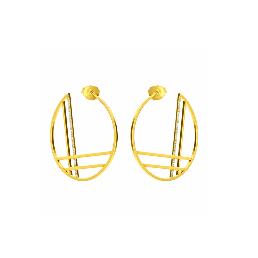 Brincos Carlton Jewellery Ouro 18k com diamantes