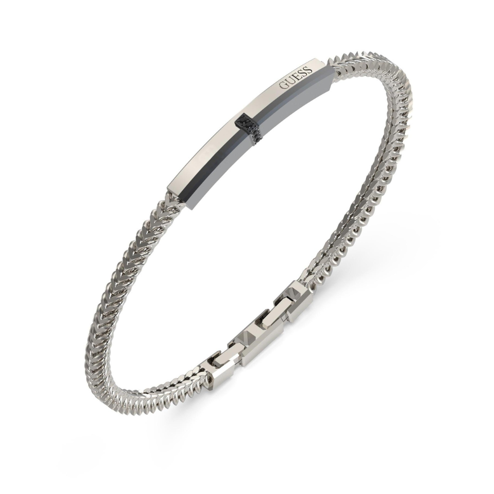 PULSEIRA GUESS EM AÇO HOMEM