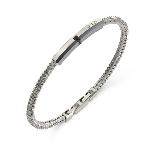 PULSEIRA GUESS EM AÇO HOMEM