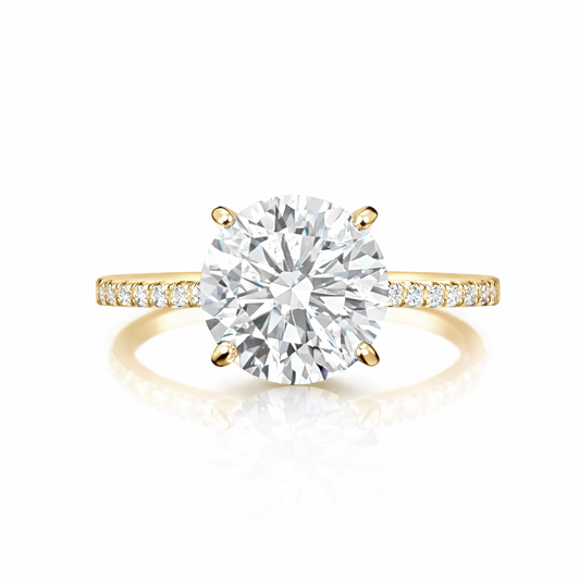 ANEL JOALHARIA EM OURO 14k COM DIAMANTES LAB-GROWN 3.27ct