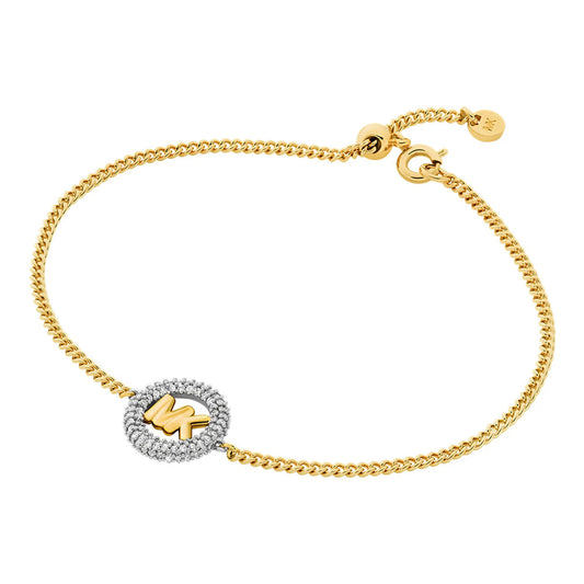 FIO MICKAEL KORS EM AÇO BICOLOR COM ZIRCONIAS