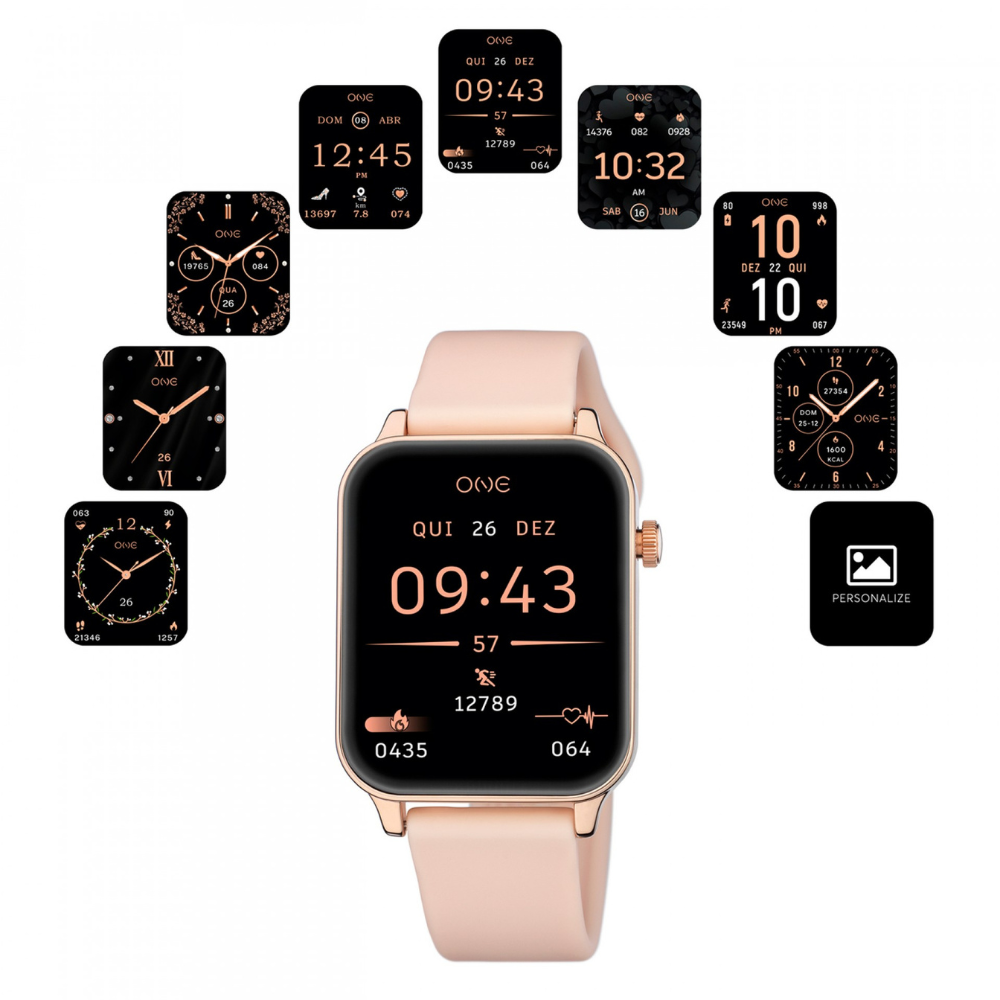 SMARTWATCH ONE FRAME ROSE GOLD