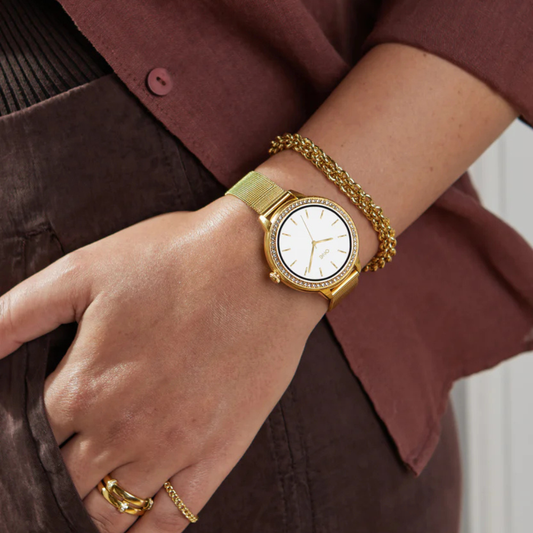 SMARTWATCH ONE SPARK GOLD MESH