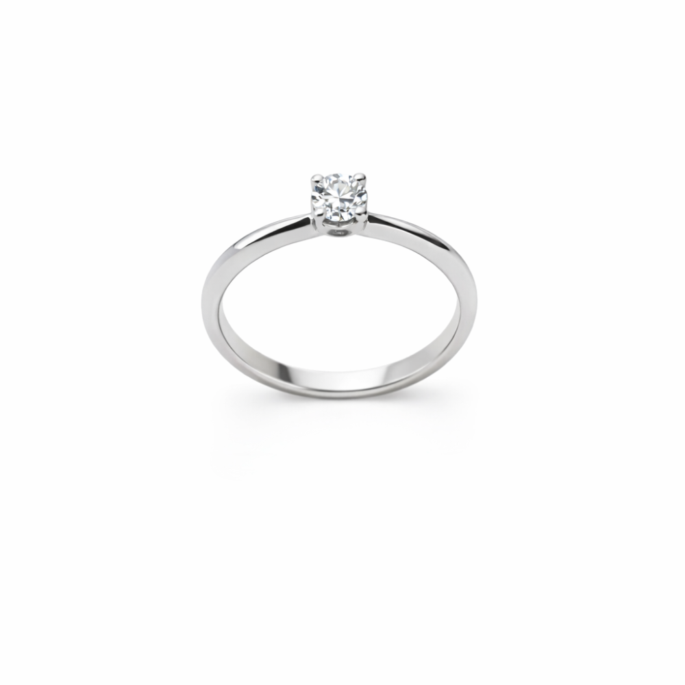 ANEL EM OURO 19,2K COM DIAMANNTE