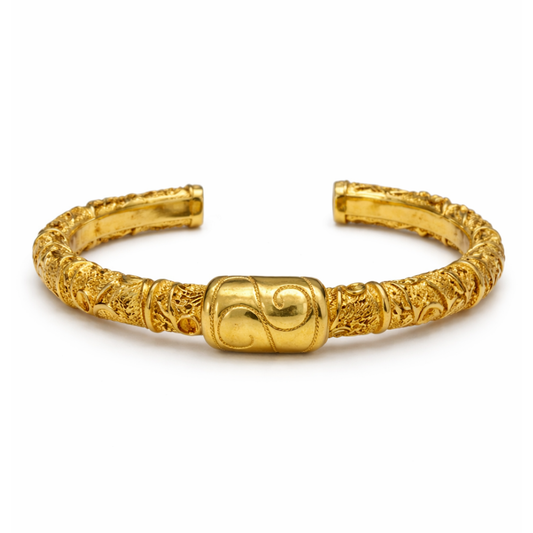 ESCRAVA EM PRATA 925 DOURADA PT