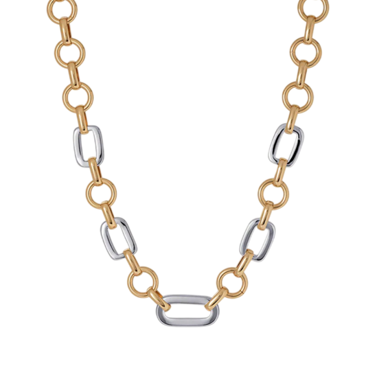 COLAR VIDAL E VIDAL EM BRONZE BANHADO A OURO 18K