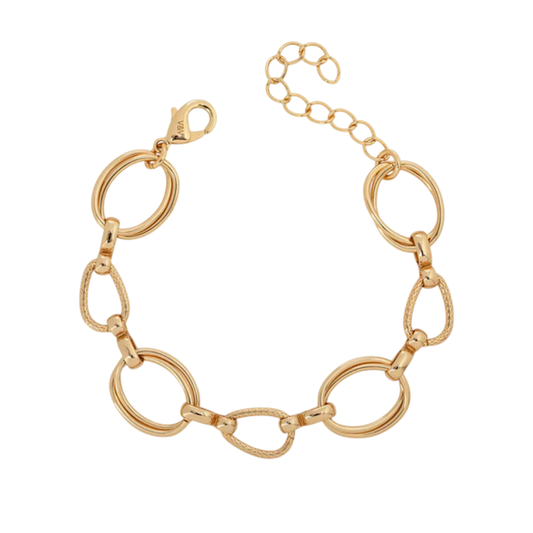 PULSEIRA VIDAL & VIDAL BANHADO A OURO 18K3
