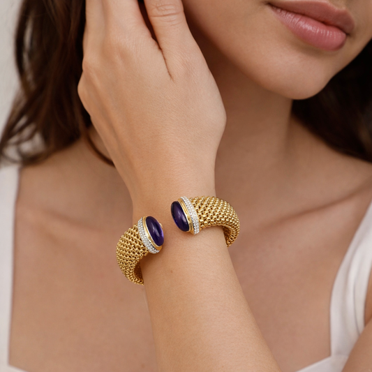 PULSEIRA EM PRATA 925 C/ APLICAÇÕES